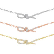 CZ Knott Necklace - GN202
