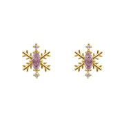 Snowflake Earring Studs - GE323